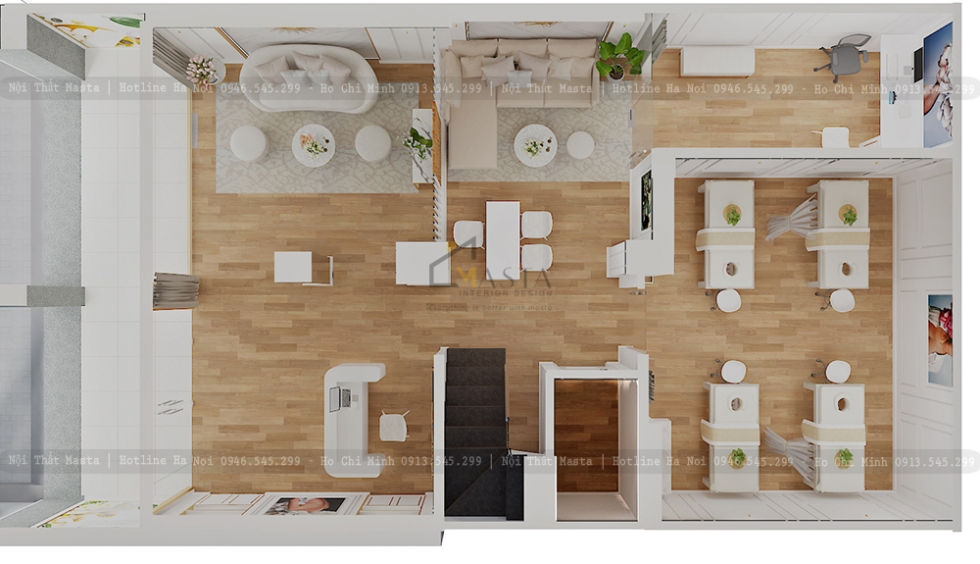 Bản thiết kế spa Lavita